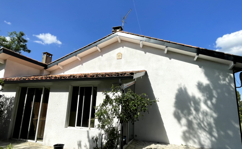 Peinture extérieure décorative sur habitation à Montauban