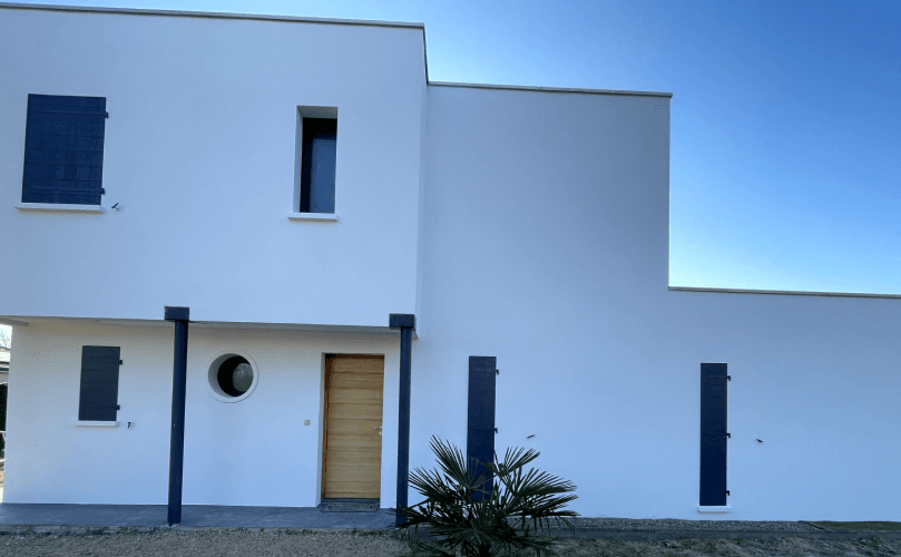 Peinture façade extérieure avec finition lisse à Montauban